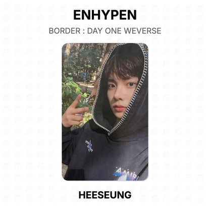 ENHYPEN BORDER : DAY ONE WEVERSE Official Photocard