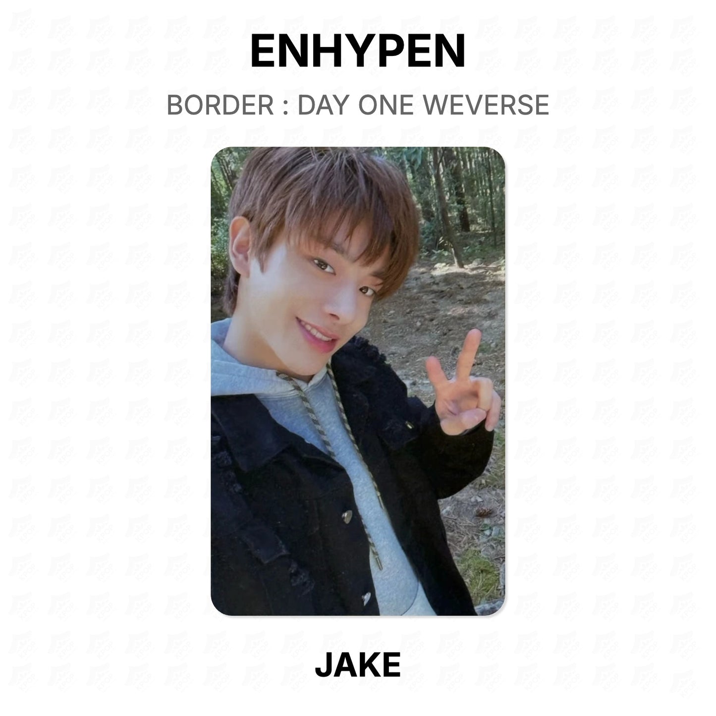 ENHYPEN BORDER : DAY ONE WEVERSE Official Photocard