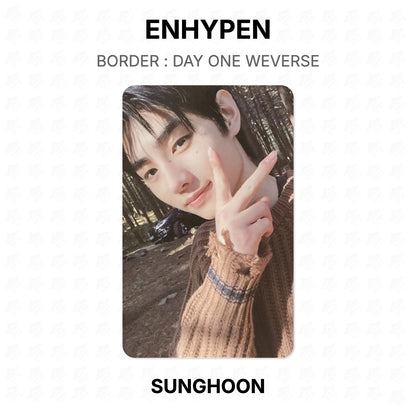 ENHYPEN BORDER : DAY ONE WEVERSE Official Photocard