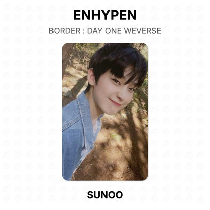 ENHYPEN BORDER : DAY ONE WEVERSE Official Photocard