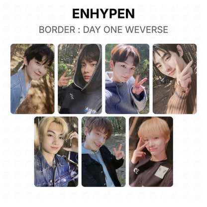 ENHYPEN BORDER : DAY ONE WEVERSE Official Photocard