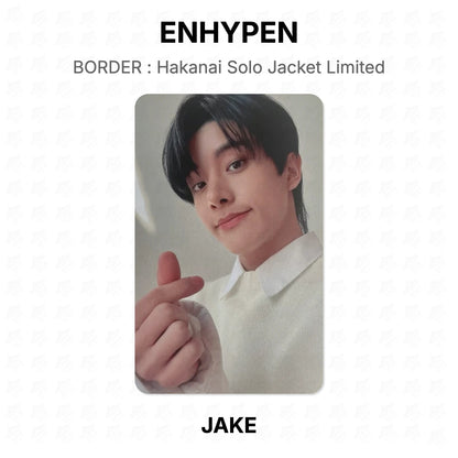 ENHYPEN BORDER : Hakanai Solo Jacket Limited Official Photocard