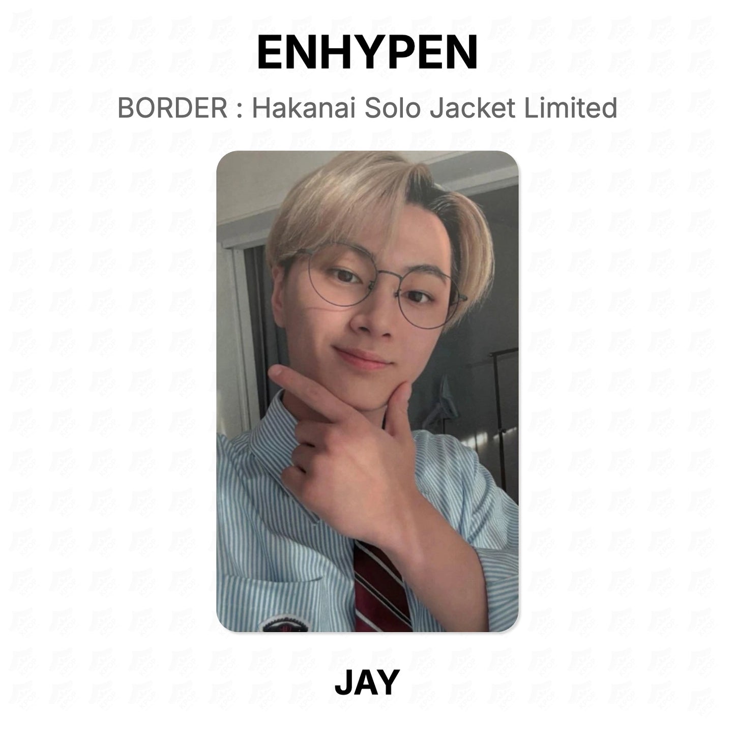 ENHYPEN BORDER : Hakanai Solo Jacket Limited Official Photocard