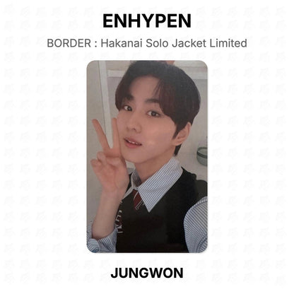 ENHYPEN BORDER : Hakanai Solo Jacket Limited Official Photocard