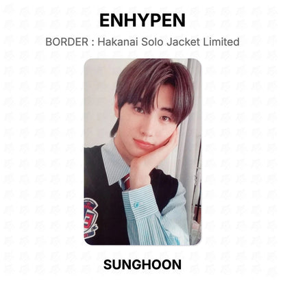 ENHYPEN BORDER : Hakanai Solo Jacket Limited Official Photocard