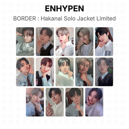 ENHYPEN BORDER : Hakanai Solo Jacket Limited Official Photocard