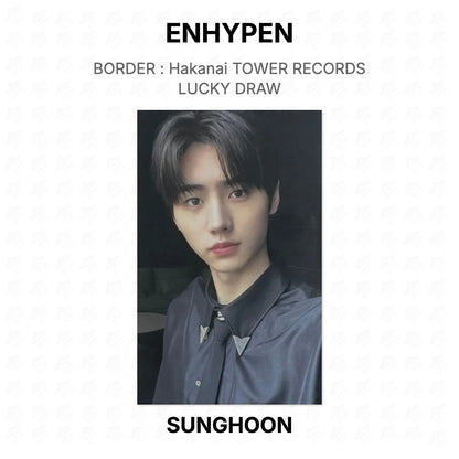 ENHYPEN BORDER : Hakanai TOWER RECORDS LUCKY DRAW Official Photocard