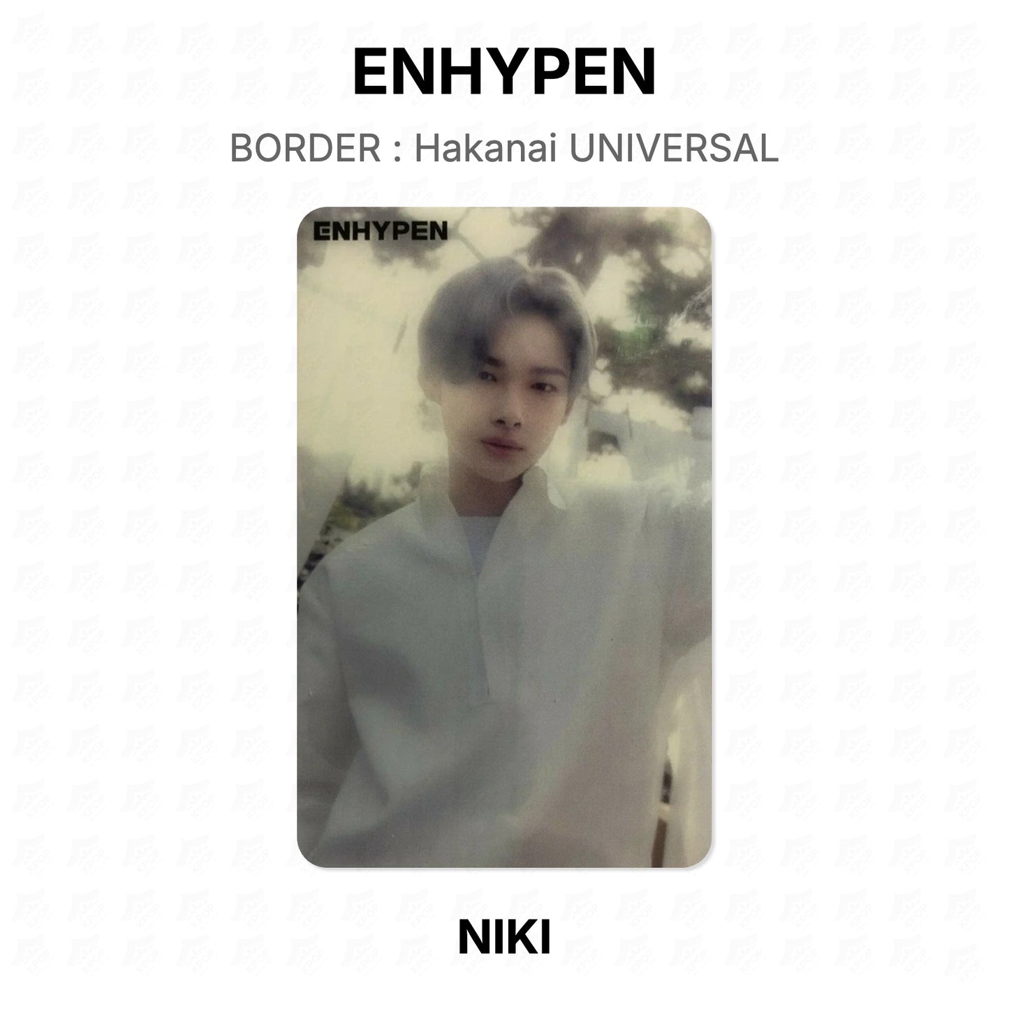 ENHYPEN BORDER : Hakanai UNIVERSAL Official Photocard