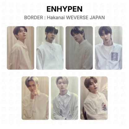 ENHYPEN BORDER : Hakanai WEVERSE JAPAN Official Photocard