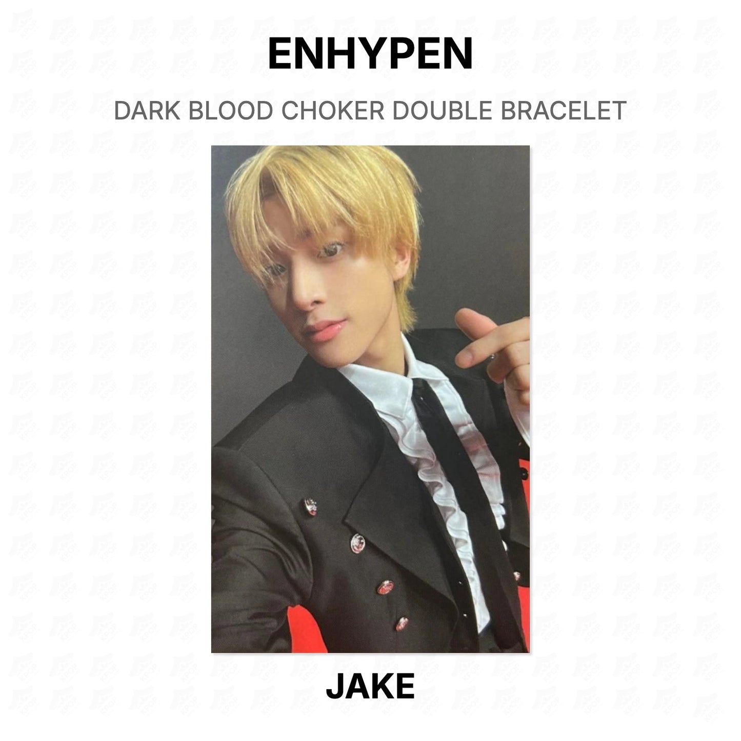 ENHYPEN DARK BLOOD CHOKER DOUBLE BRACELET Official Photocard