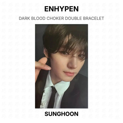 ENHYPEN DARK BLOOD CHOKER DOUBLE BRACELET Official Photocard