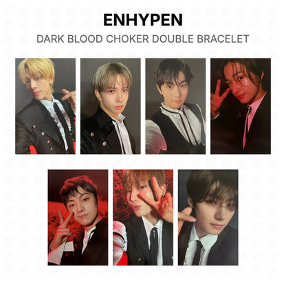 ENHYPEN DARK BLOOD CHOKER DOUBLE BRACELET Official Photocard
