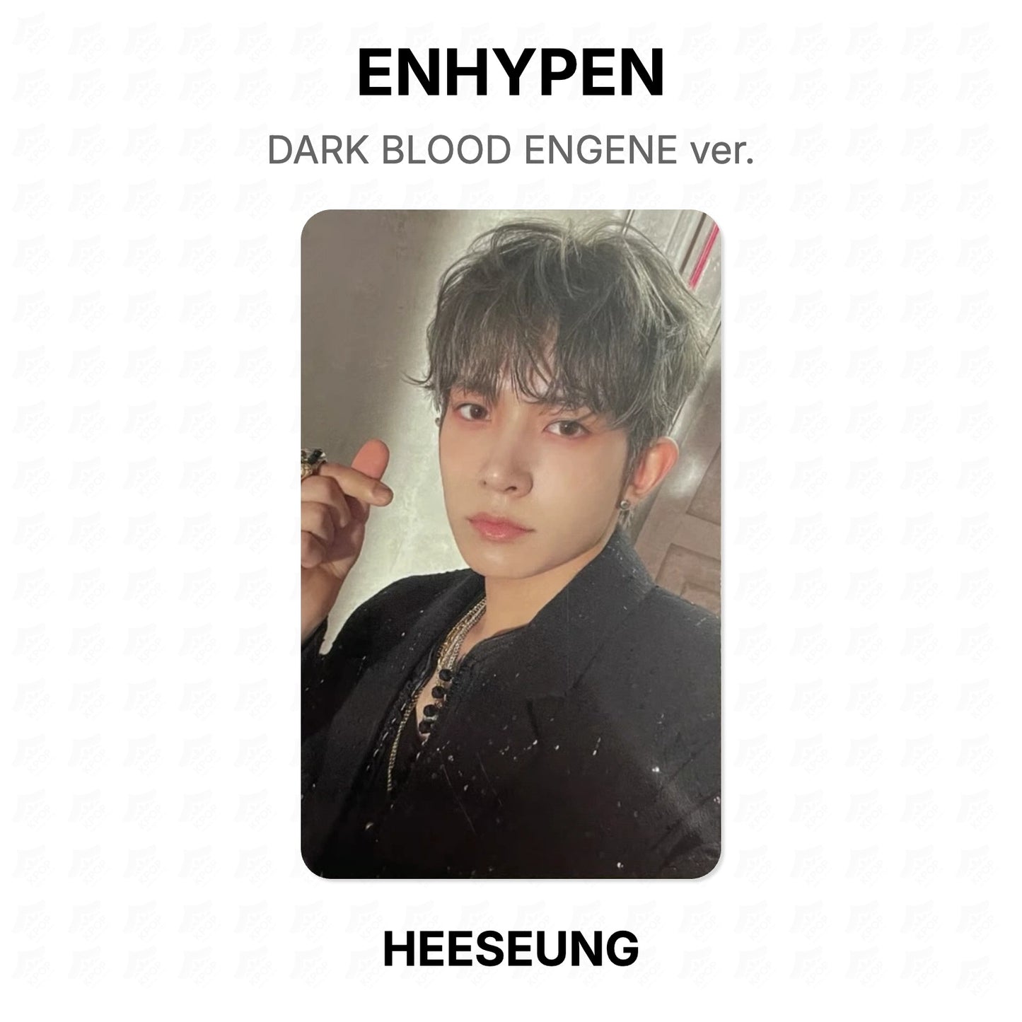 ENHYPEN DARK BLOOD ENGENE ver. Official Photocard