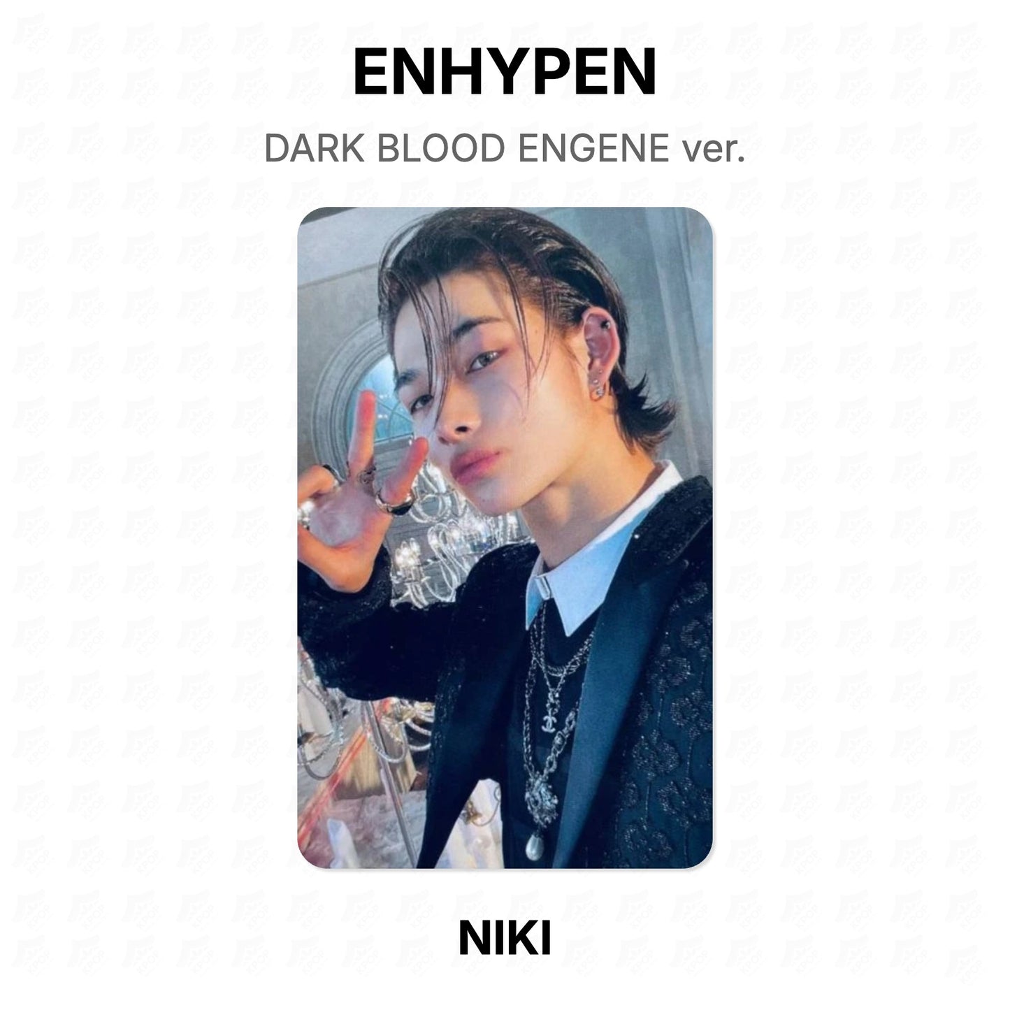 ENHYPEN DARK BLOOD ENGENE ver. Official Photocard