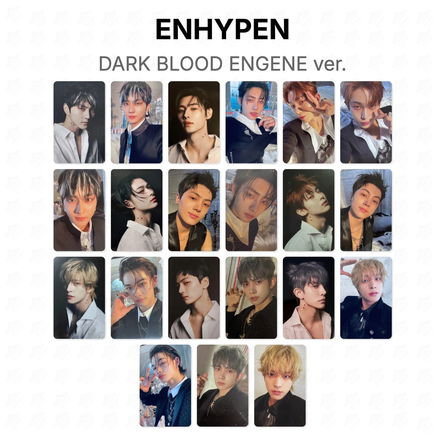 ENHYPEN DARK BLOOD ENGENE ver. Official Photocard