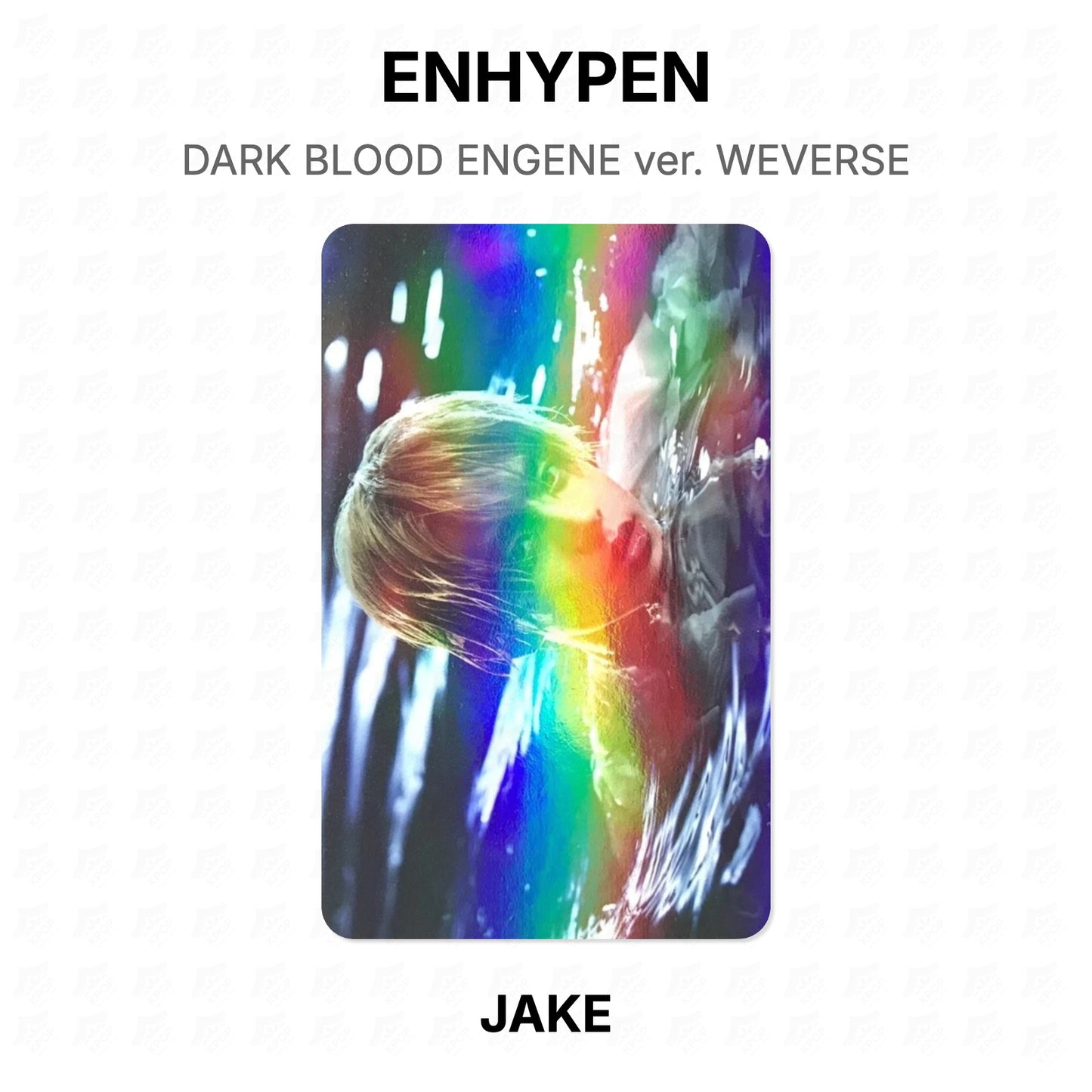 ENHYPEN DARK BLOOD ENGENE ver. WEVERSE Official Photocard