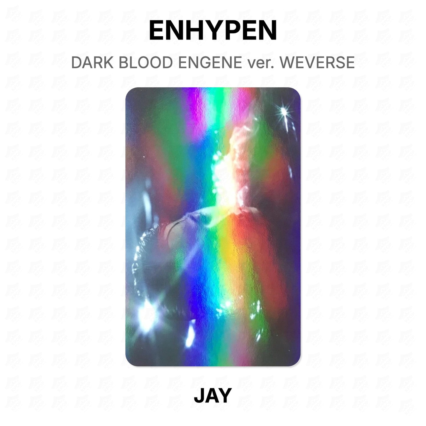 ENHYPEN DARK BLOOD ENGENE ver. WEVERSE Official Photocard