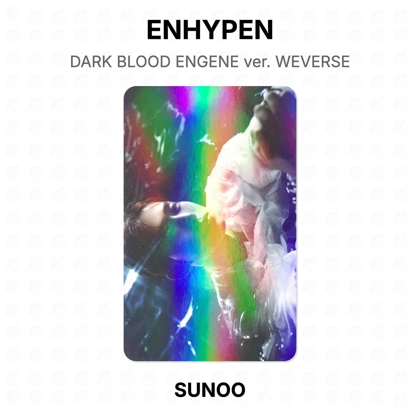 ENHYPEN DARK BLOOD ENGENE ver. WEVERSE Official Photocard