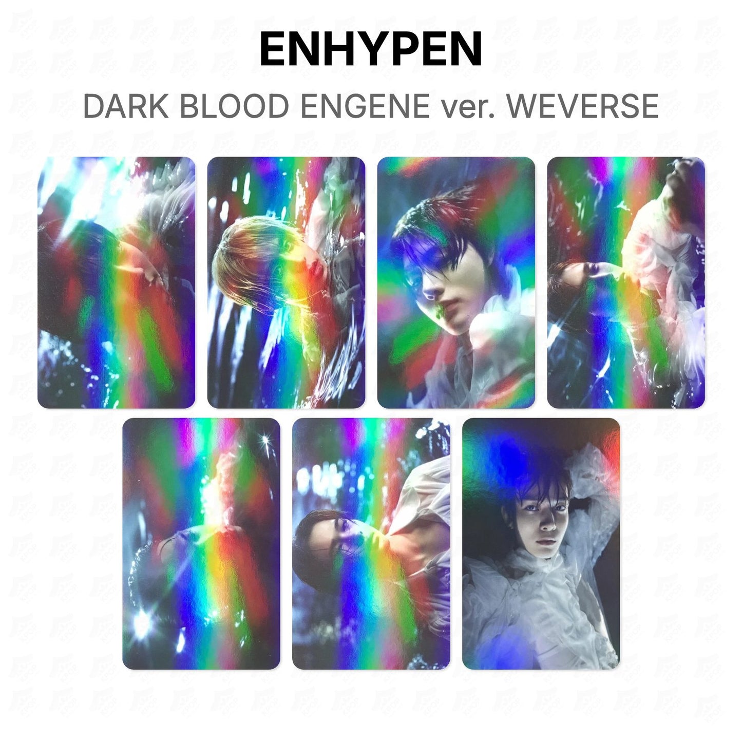 ENHYPEN DARK BLOOD ENGENE ver. WEVERSE Official Photocard
