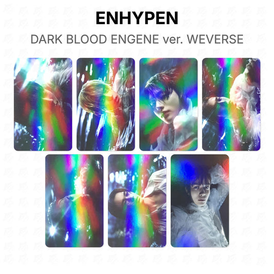 ENHYPEN DARK BLOOD ENGENE ver. WEVERSE Official Photocard