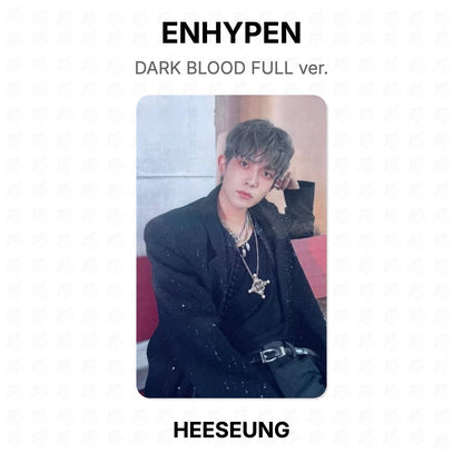 ENHYPEN DARK BLOOD FULL ver. Official Photocard