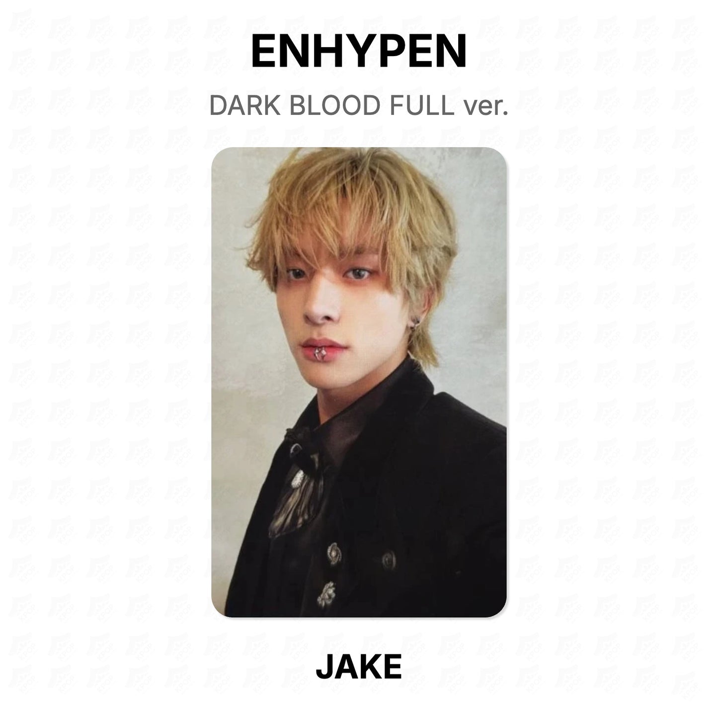 ENHYPEN DARK BLOOD FULL ver. Official Photocard