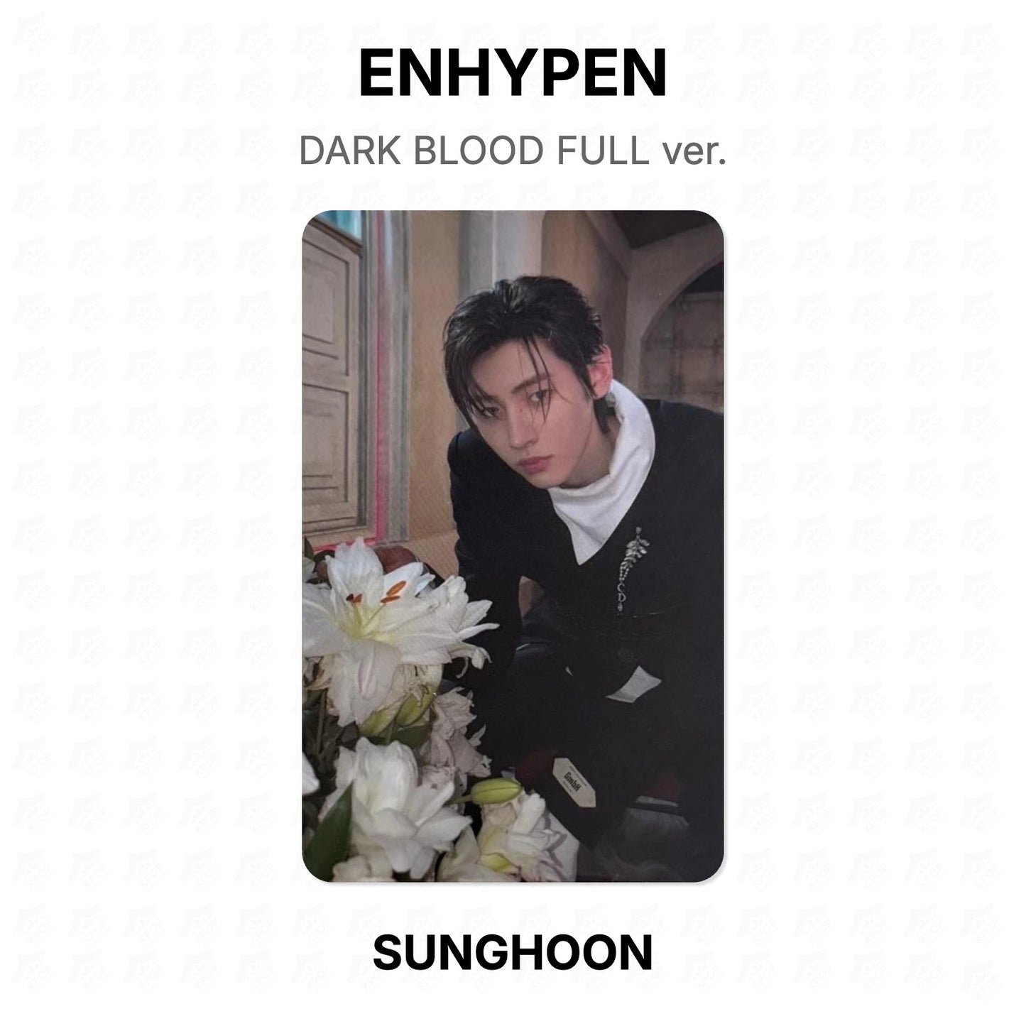 ENHYPEN DARK BLOOD FULL ver. Official Photocard