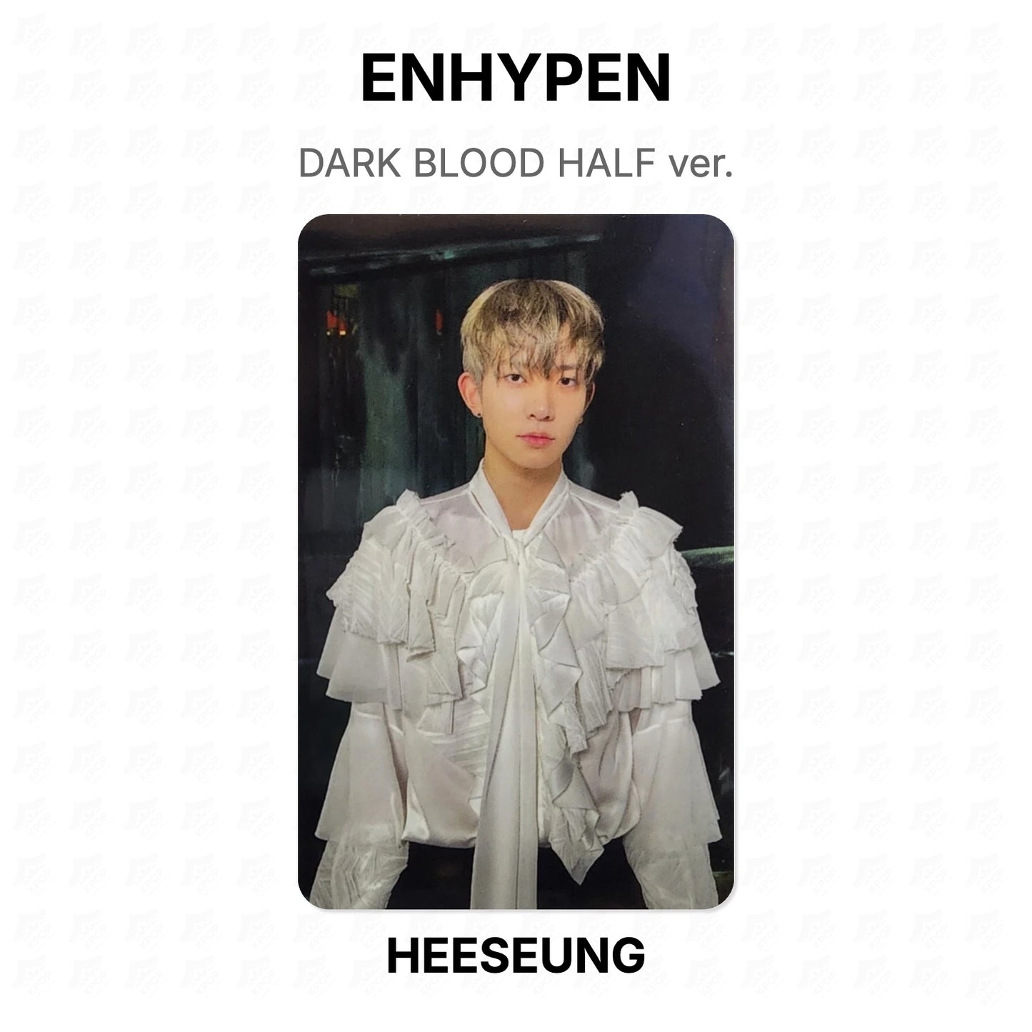 ENHYPEN DARK BLOOD HALF ver. Official Photocard
