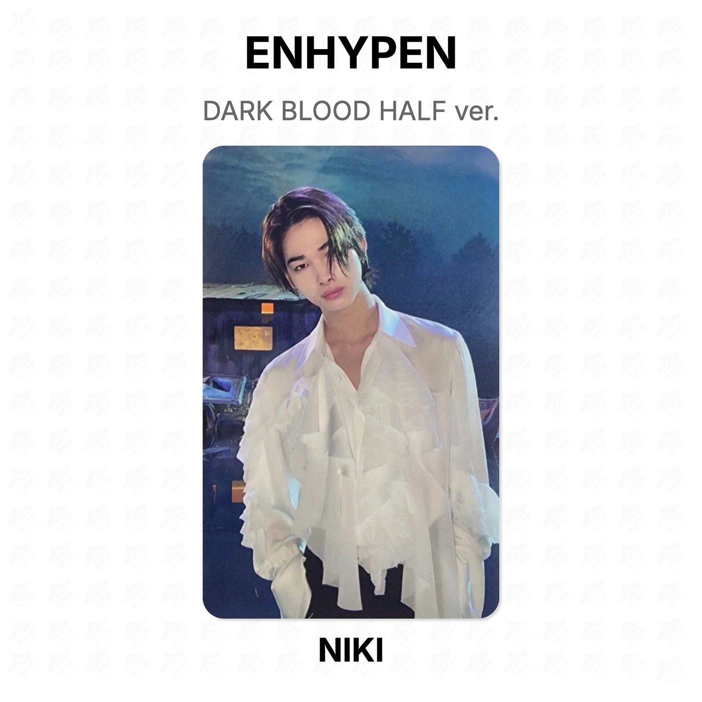 ENHYPEN DARK BLOOD HALF ver. Official Photocard