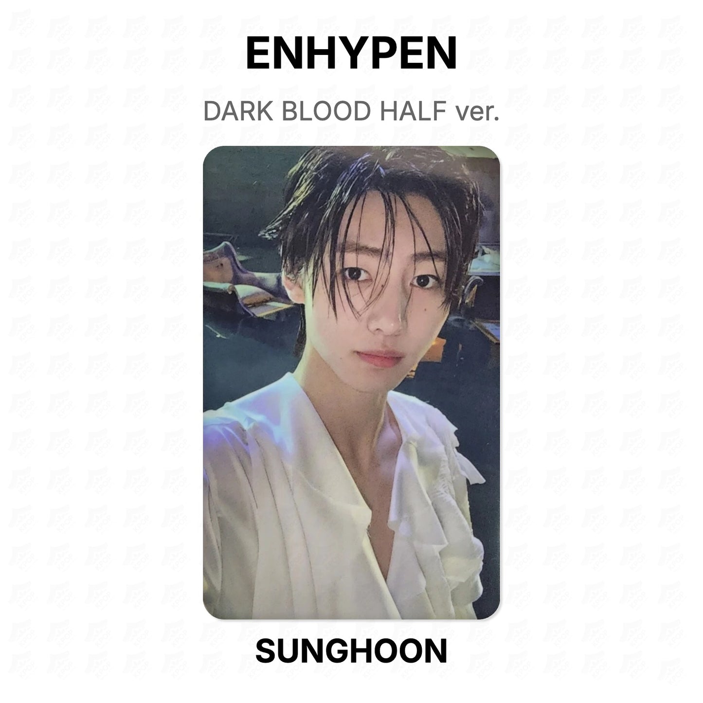 ENHYPEN DARK BLOOD HALF ver. Official Photocard