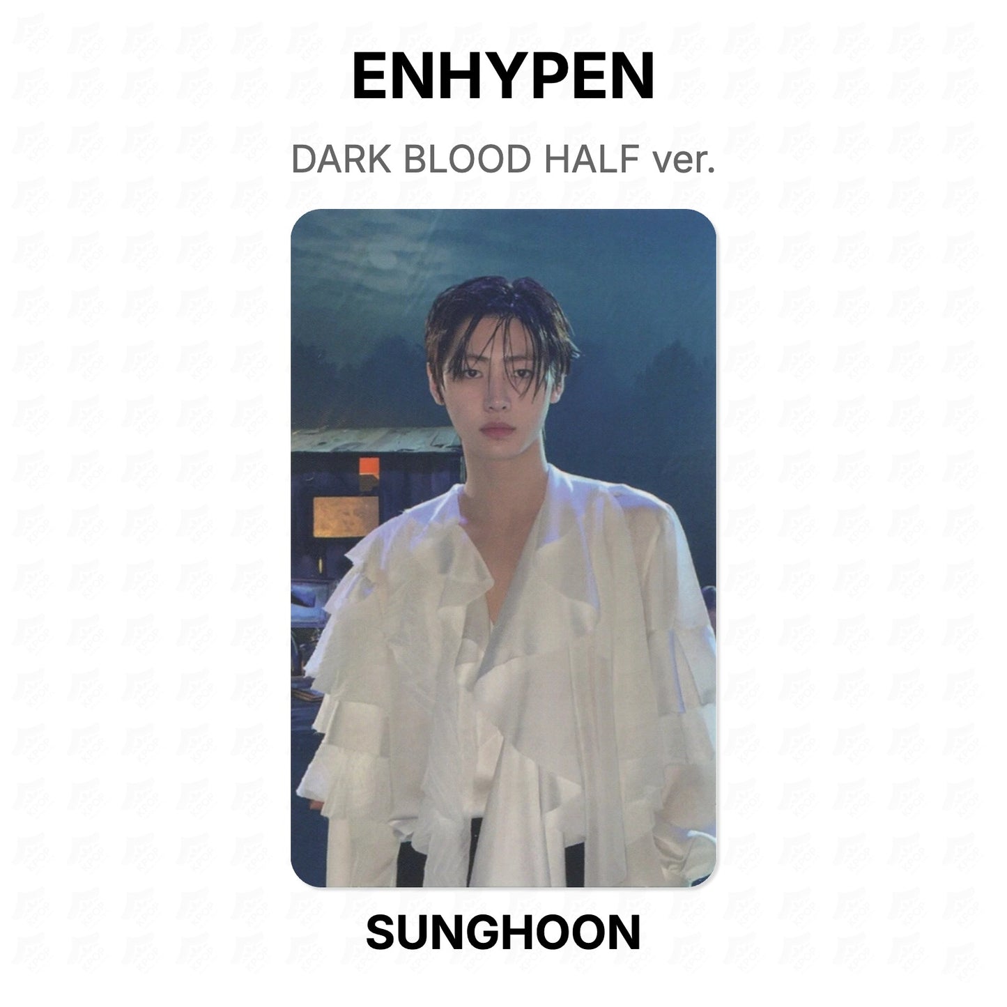 ENHYPEN DARK BLOOD HALF ver. Official Photocard
