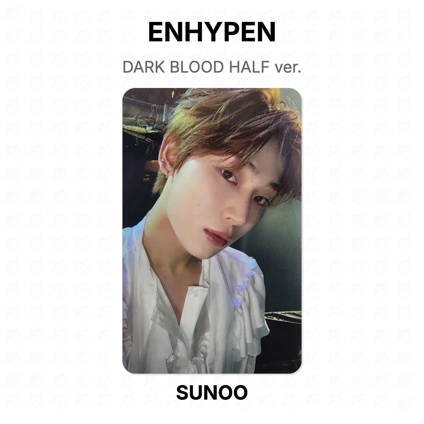 ENHYPEN DARK BLOOD HALF ver. Official Photocard