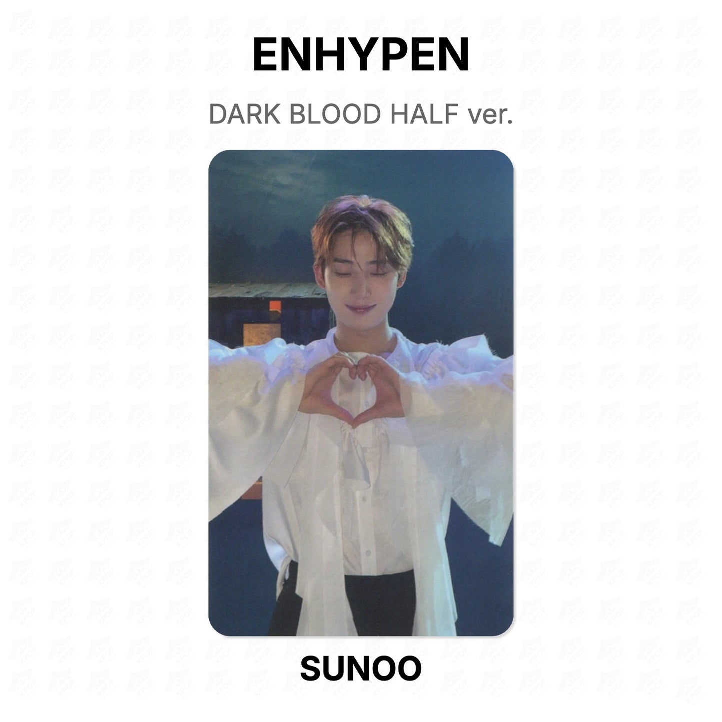 ENHYPEN DARK BLOOD HALF ver. Official Photocard