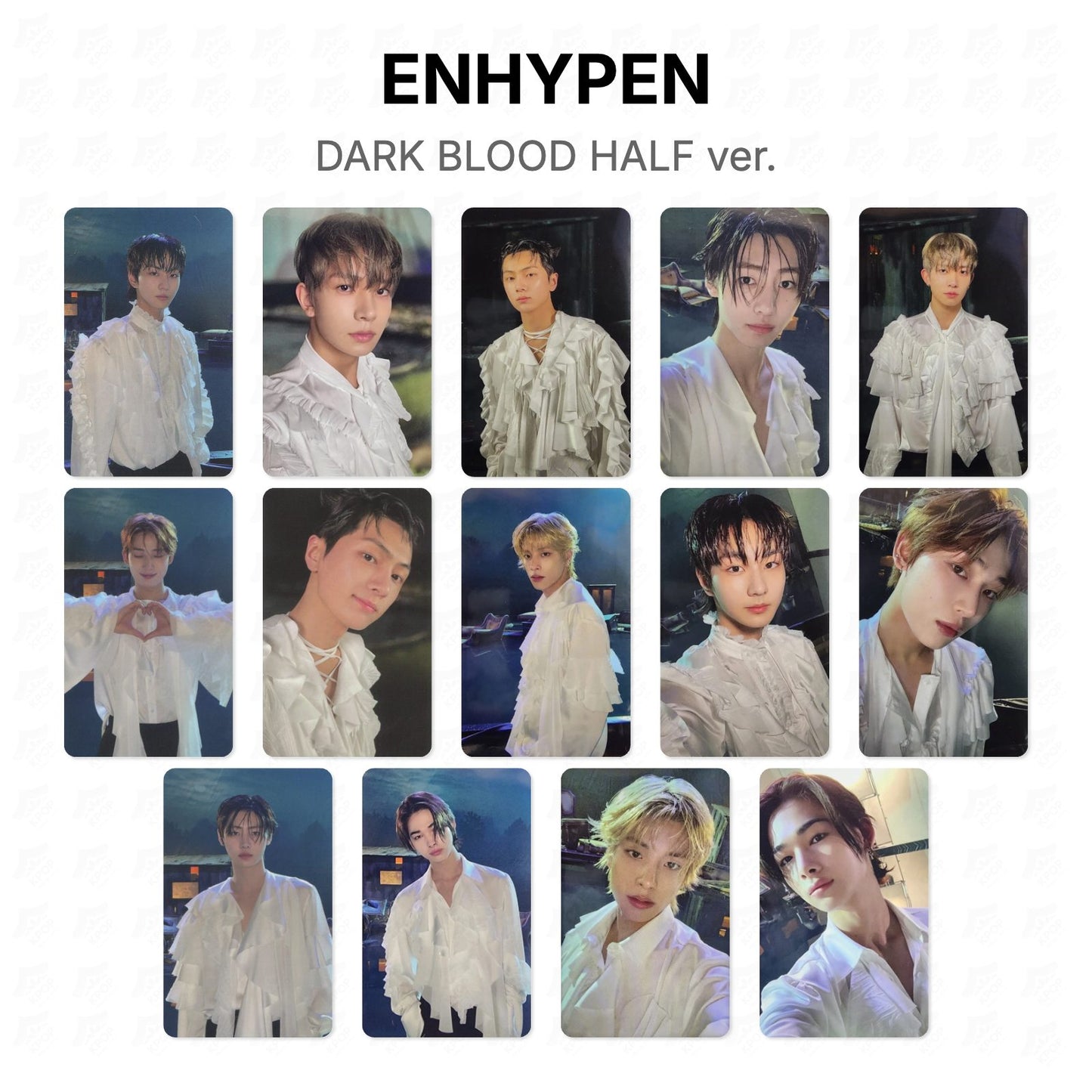 ENHYPEN DARK BLOOD HALF ver. Official Photocard