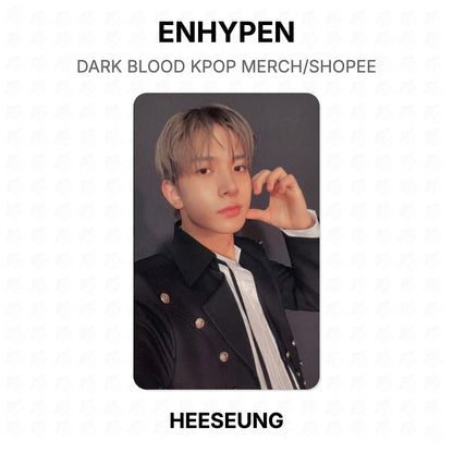 ENHYPEN DARK BLOOD KPOP MERCH/SHOPEE Official Photocard