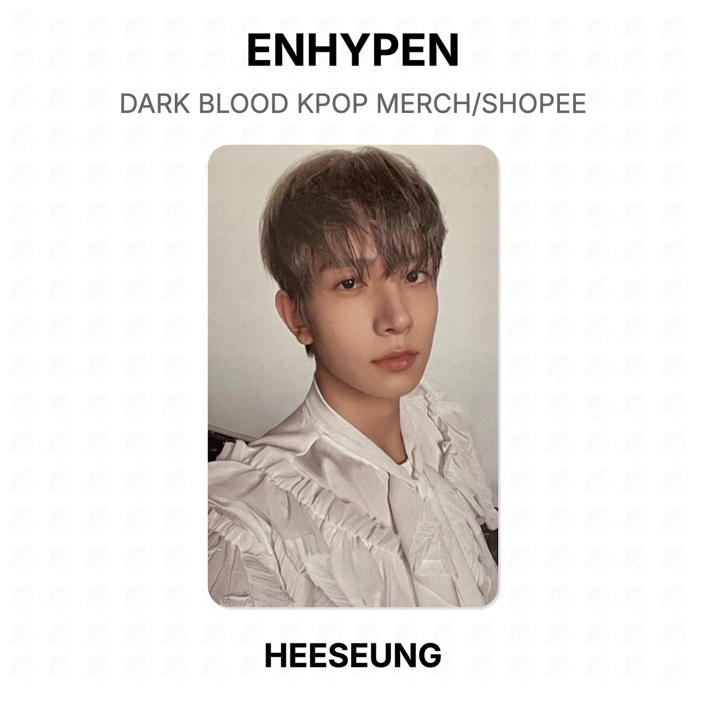 ENHYPEN DARK BLOOD KPOP MERCH/SHOPEE Official Photocard