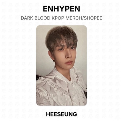 ENHYPEN DARK BLOOD KPOP MERCH/SHOPEE Official Photocard