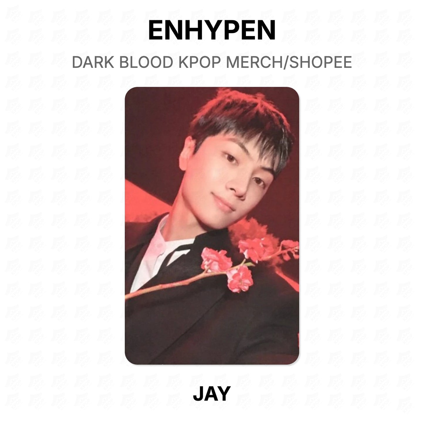 ENHYPEN DARK BLOOD KPOP MERCH/SHOPEE Official Photocard