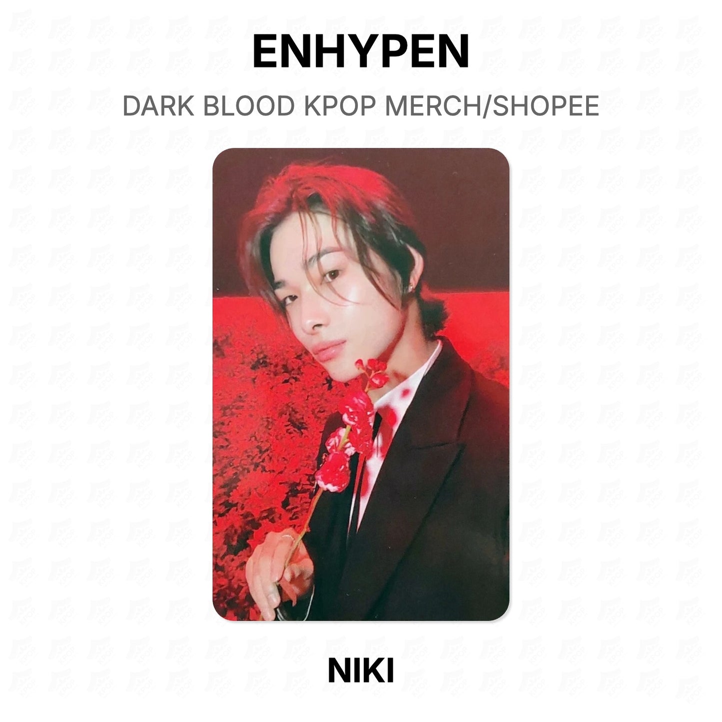 ENHYPEN DARK BLOOD KPOP MERCH/SHOPEE Official Photocard