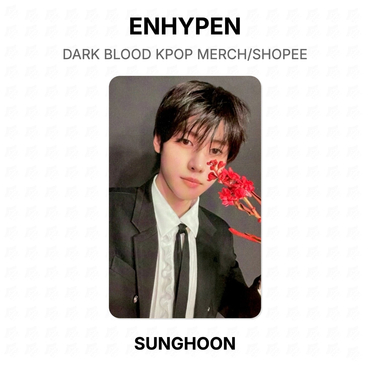 ENHYPEN DARK BLOOD KPOP MERCH/SHOPEE Official Photocard