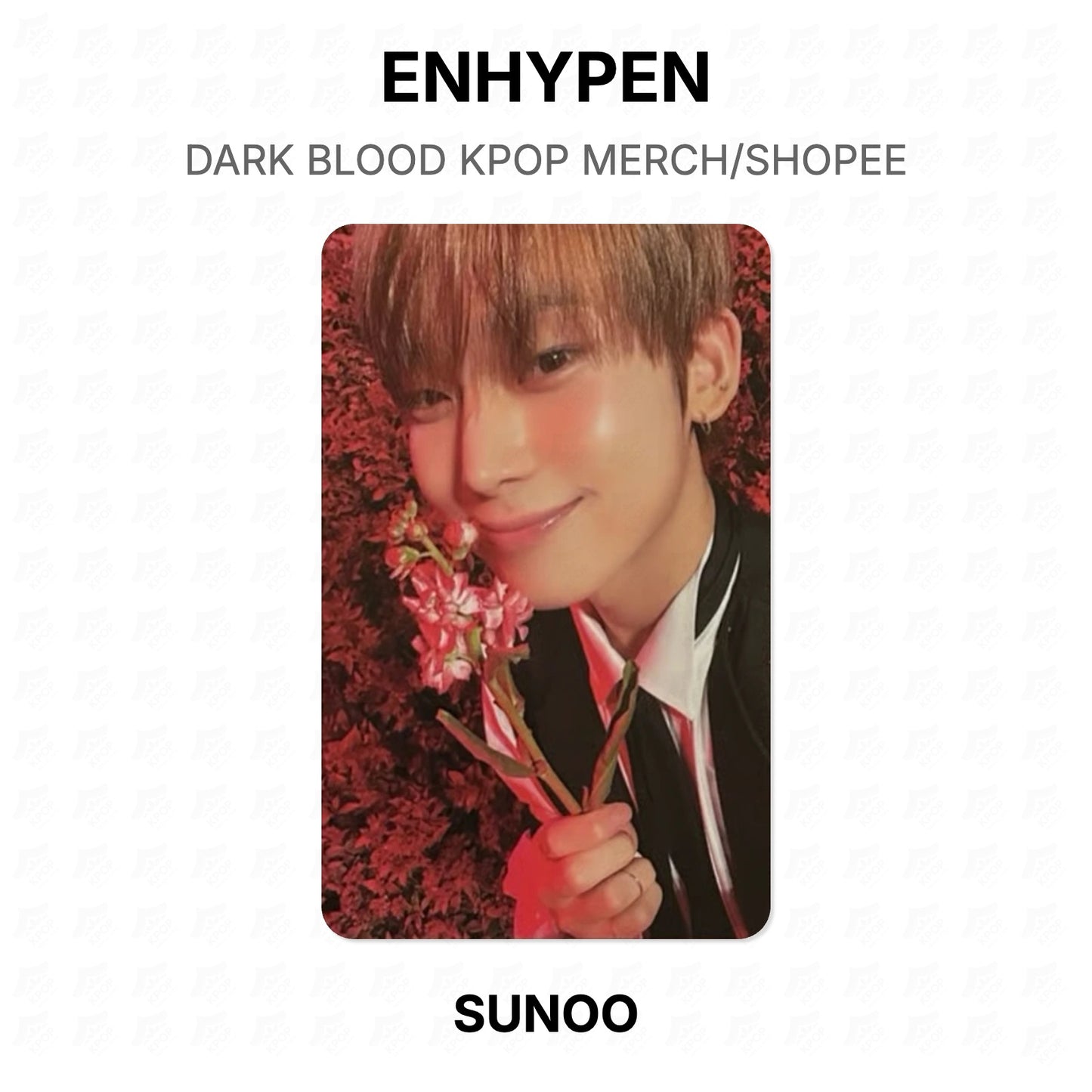 ENHYPEN DARK BLOOD KPOP MERCH/SHOPEE Official Photocard