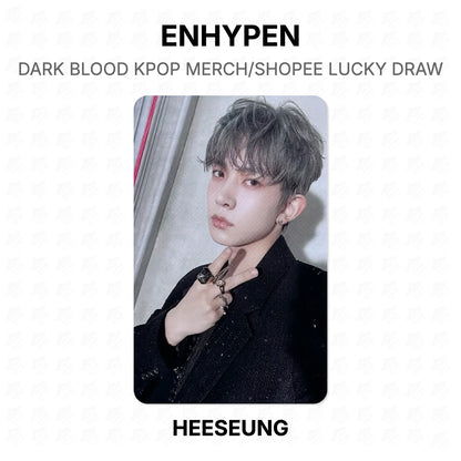 ENHYPEN DARK BLOOD KPOP MERCH/SHOPEE LUCKY DRAW Official Photocard