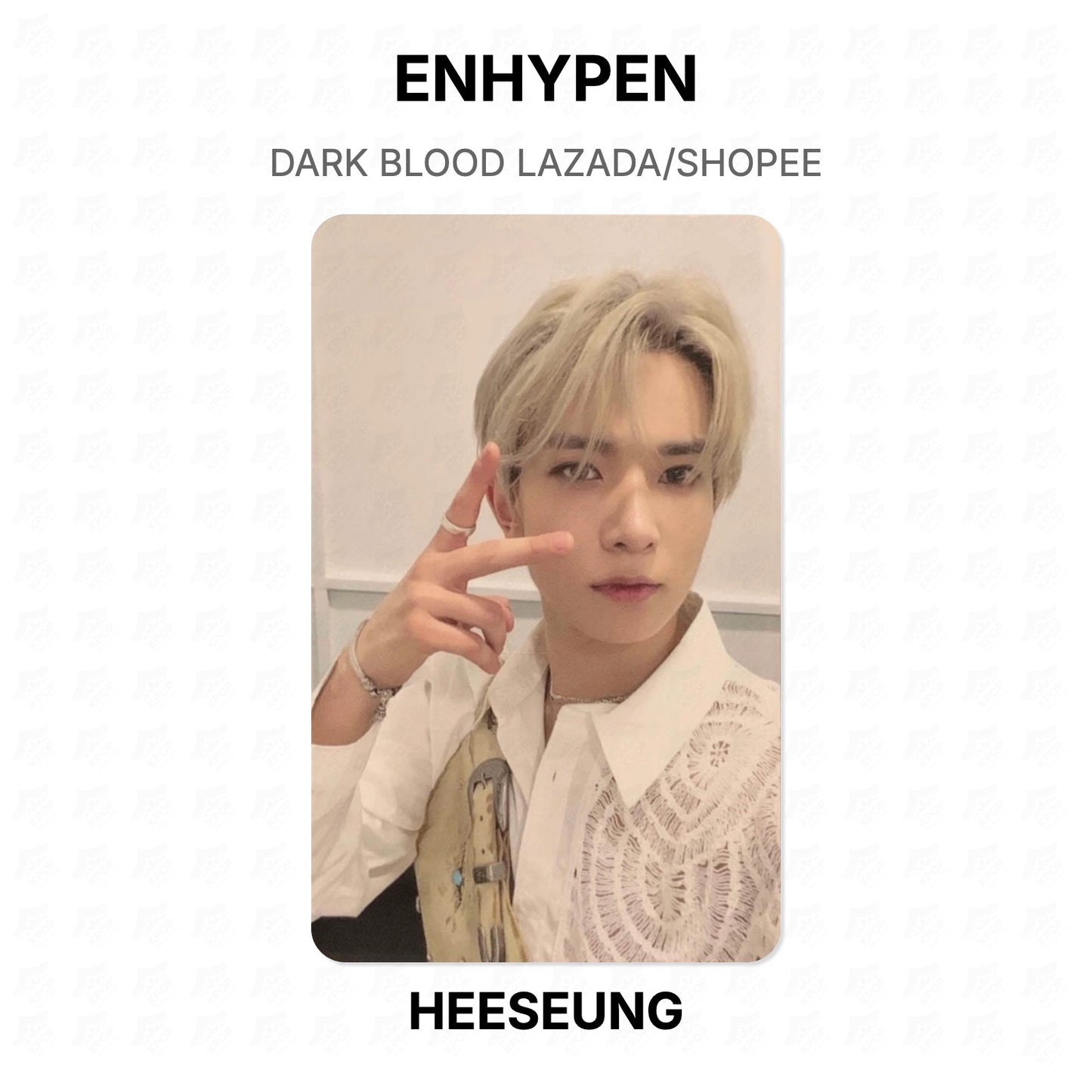 ENHYPEN DARK BLOOD LAZADA/SHOPEE Official Photocard