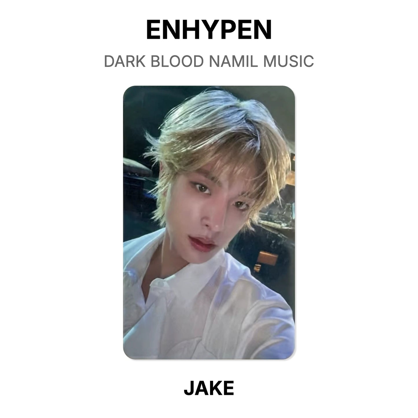 ENHYPEN DARK BLOOD NAMIL MUSIC Official Photocard