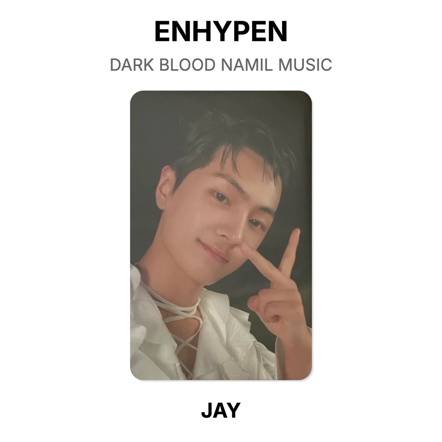 ENHYPEN DARK BLOOD NAMIL MUSIC Official Photocard