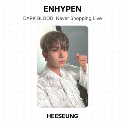 ENHYPEN DARK BLOOD Naver Shopping Live Offizielle Fotokarte