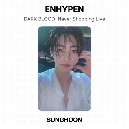 ENHYPEN DARK BLOOD Naver Shopping Live Offizielle Fotokarte