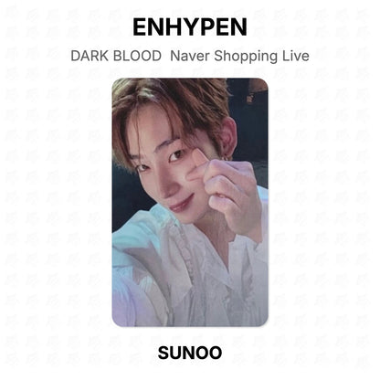 ENHYPEN DARK BLOOD Naver Shopping Live Offizielle Fotokarte
