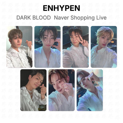 ENHYPEN DARK BLOOD Naver Shopping Live Offizielle Fotokarte