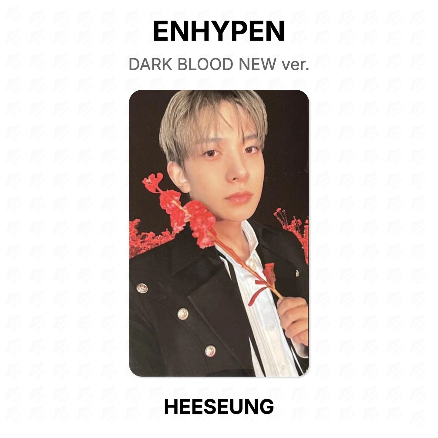 ENHYPEN DARK BLOOD NEW ver. Official Photocard